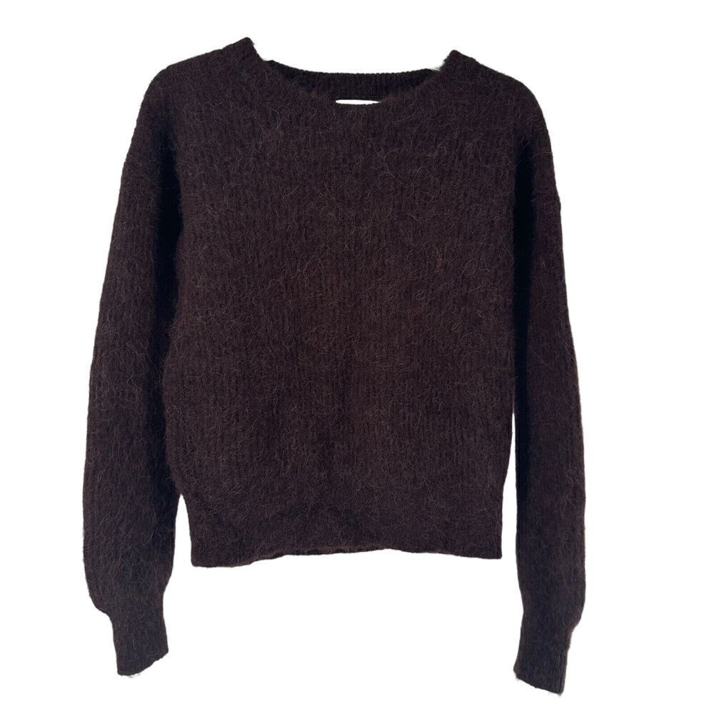 Banana Republic BR/HTG-SF78 Sweater Brown Alpaca Wool Blend Size S Womens Cozy